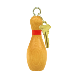 Blank 4" Wooden Pin Key Chain