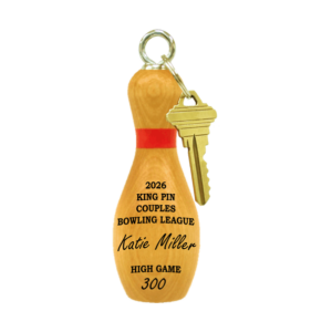 4" Player Pin Key Chain